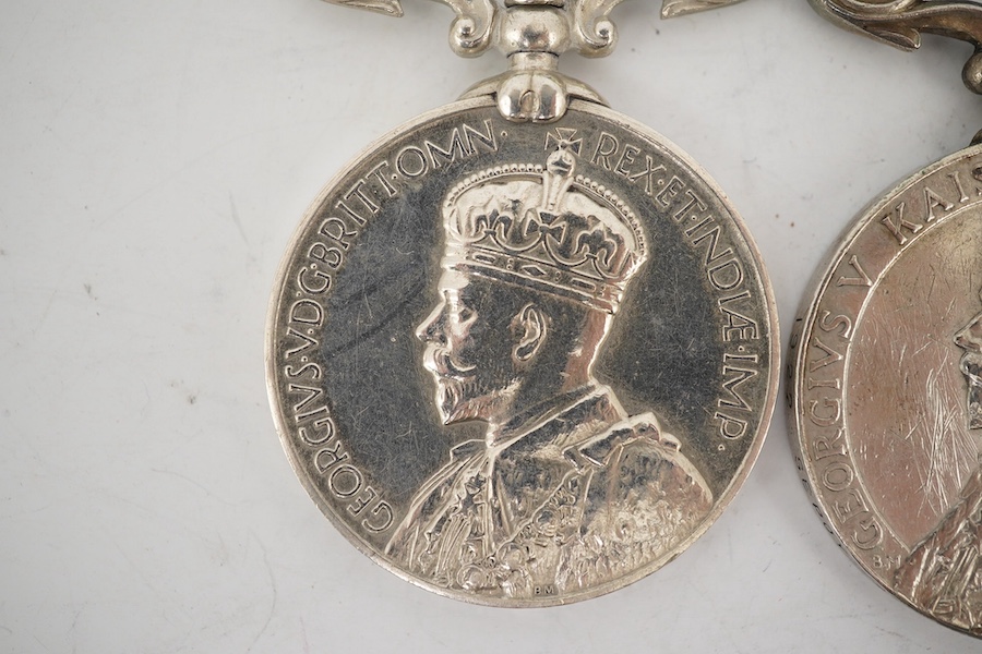 Five Edward VII and George V and India General Service Medals